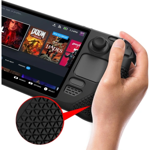 Etui Tech-Protect TPUCarbon Valve Steam Deck LCD / OLED Black