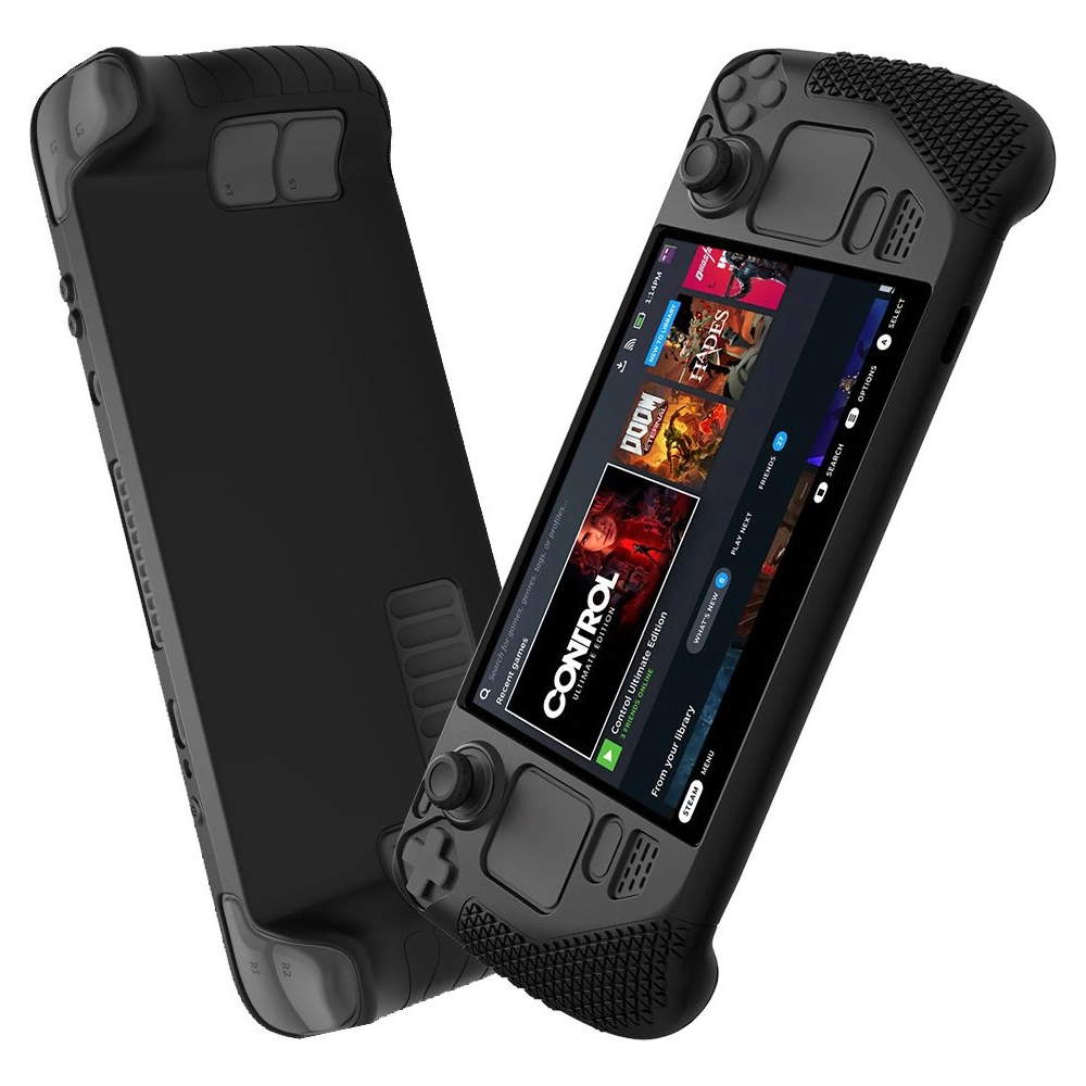 Hurtownia GSM - Etui Tech-Protect TPUCarbon Ventil Steam Deck LCD / OLED Černé - THP1177BLK - {ean13} - Hurt