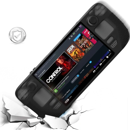 Etui Tech-Protect TPUCarbon Valve Steam Deck LCD / OLED Black