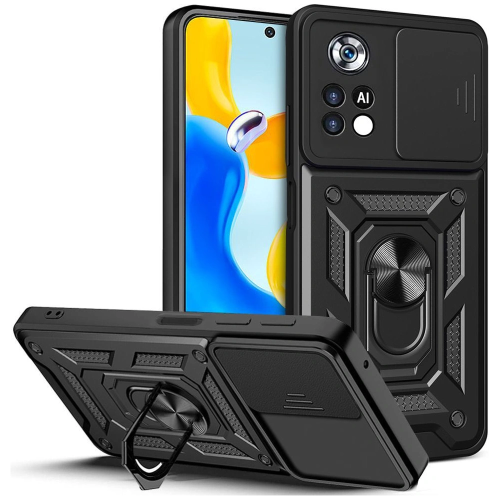 Hurtownia GSM - Etui Tech-Protect CamShield Pro POCO M4 Pro LTE černé - THP1180BLK - {ean13} - Hurt