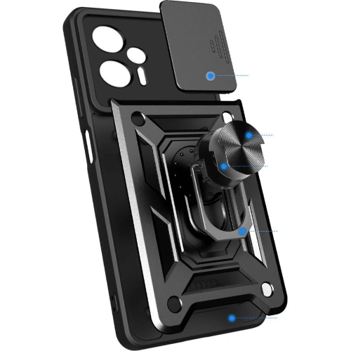 Etui Tech-Protect CamShield Pro POCO M4 Pro LTE Black