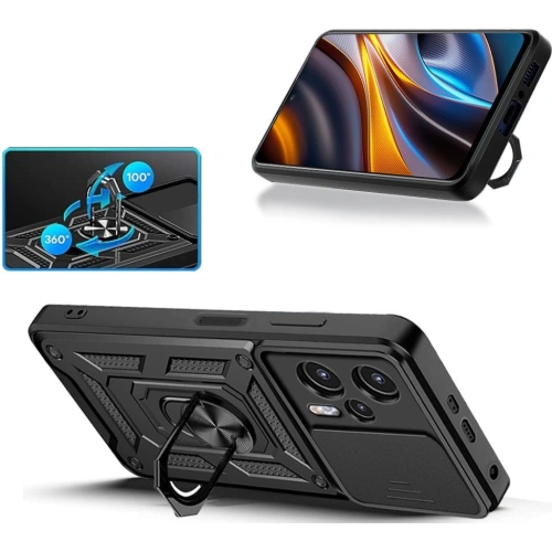 Etui Tech-Protect CamShield Pro POCO M4 Pro LTE Black