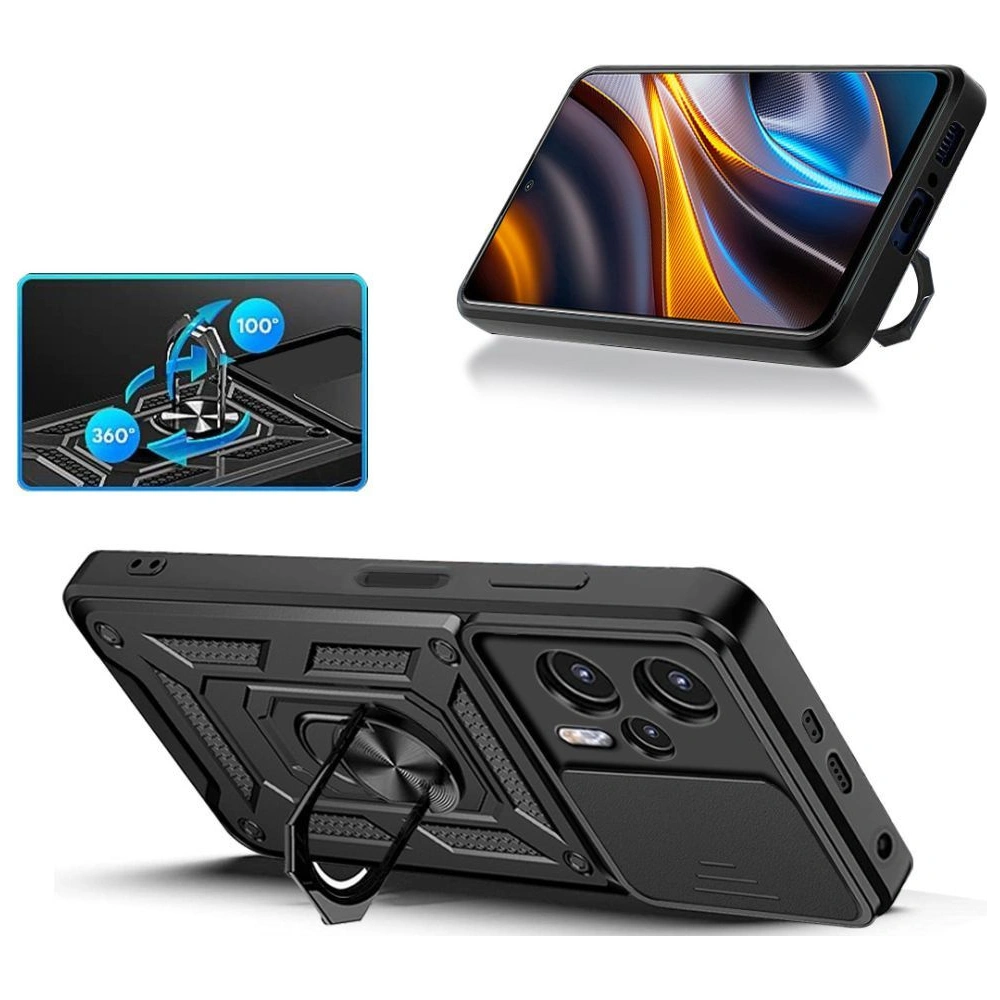 Hurtownia GSM - Etui Tech-Protect CamShield Pro POCO M4 Pro LTE černé - THP1180BLK - {ean13} - Hurt