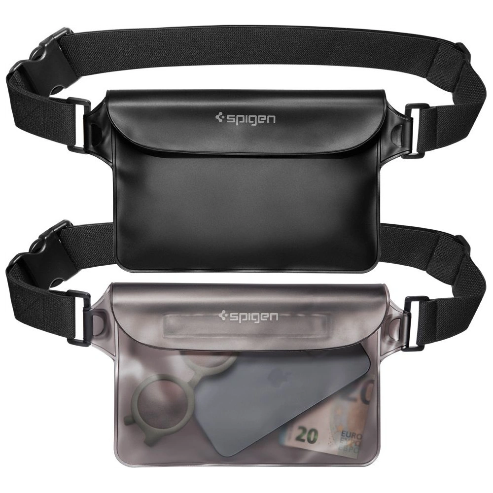 Wholesale Spigen A620 Universal Waterproof Waist Bag Black - SPN2277BLK - {ean13} - Hurt