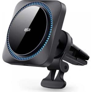 ESR Halolock Cryoboost Magsafe Magnetic Vent Car Mount with cooling fan Frosted Onyx