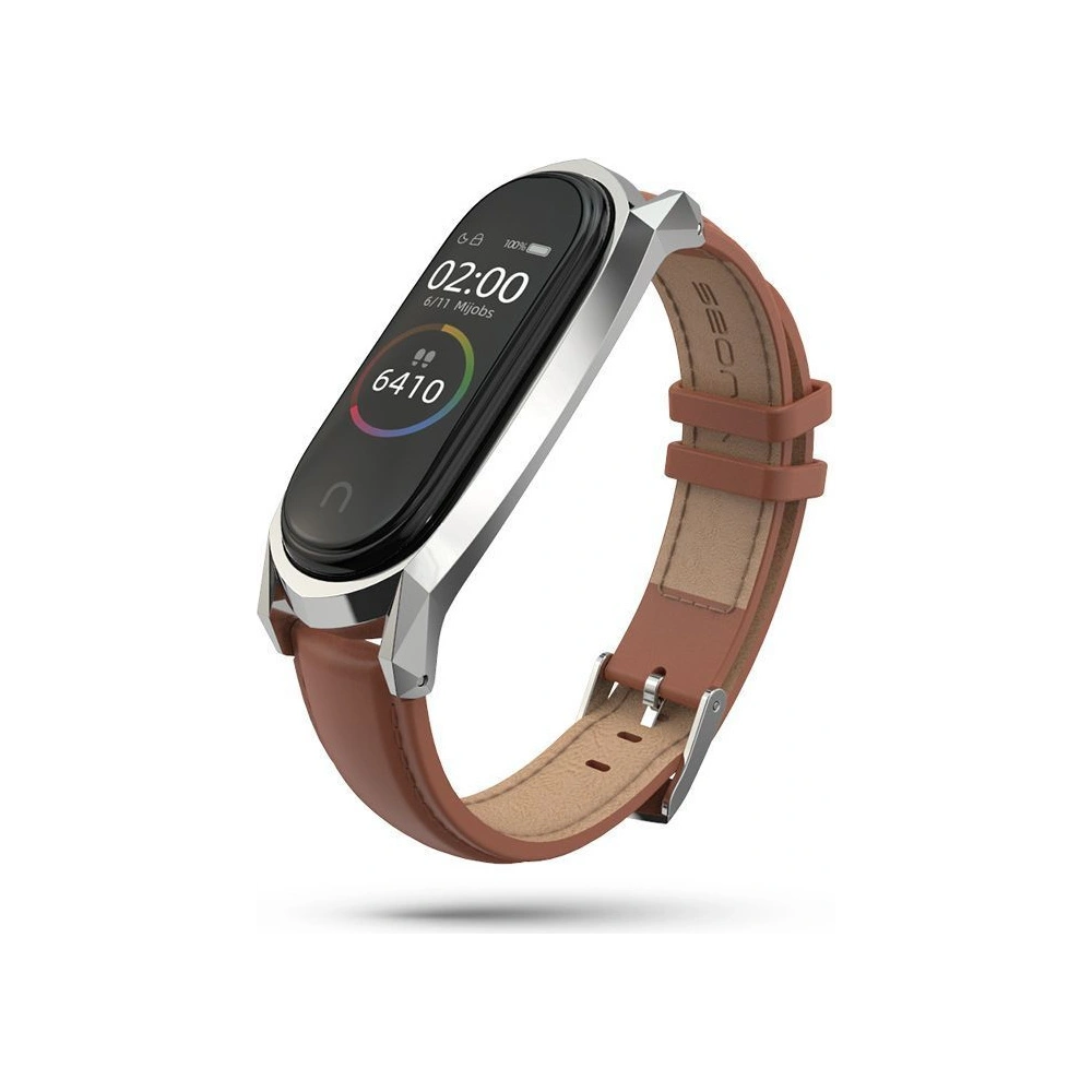 Hurtownia GSM - Pasek Tech-Protect Herms Xiaomi Mi Band 7 Hnědý - THP1182BRWN - {ean13} - Hurt