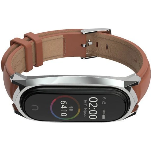 Pasek Tech-Protect Herms Xiaomi Mi Band 7 Brown