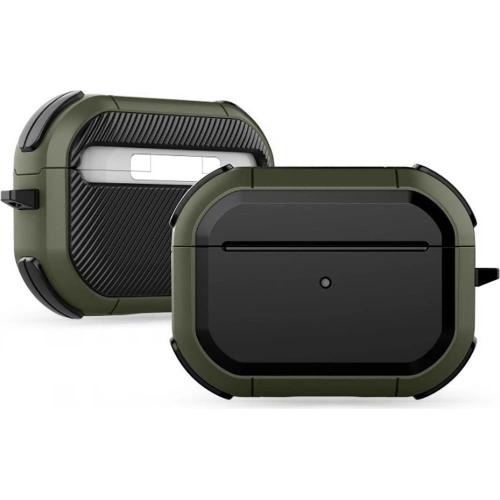 Etui Tech-Protect Rough Apple AirPods Pro 2/1 Military Green