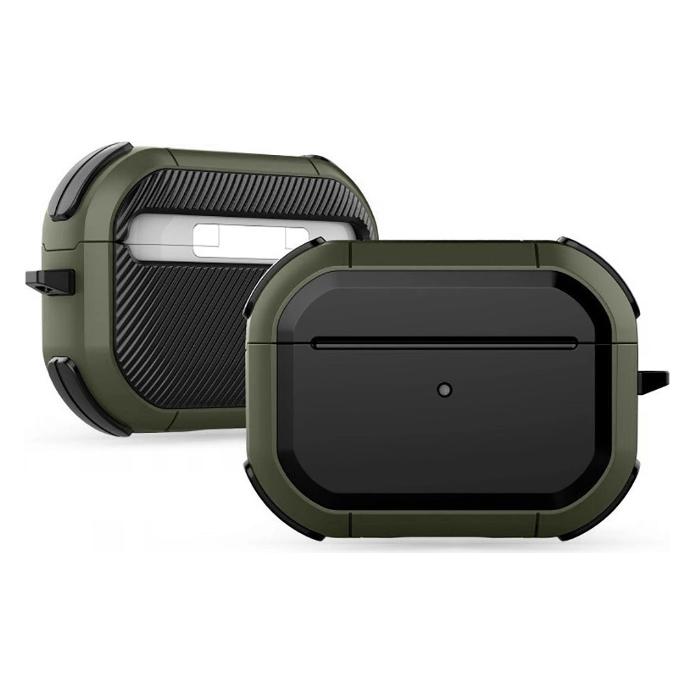 Hurtownia GSM - Etui Tech-Protect Rough Apple AirPods Pro 2/1 Military Green - THP1190GRN - {ean13} - Hurt