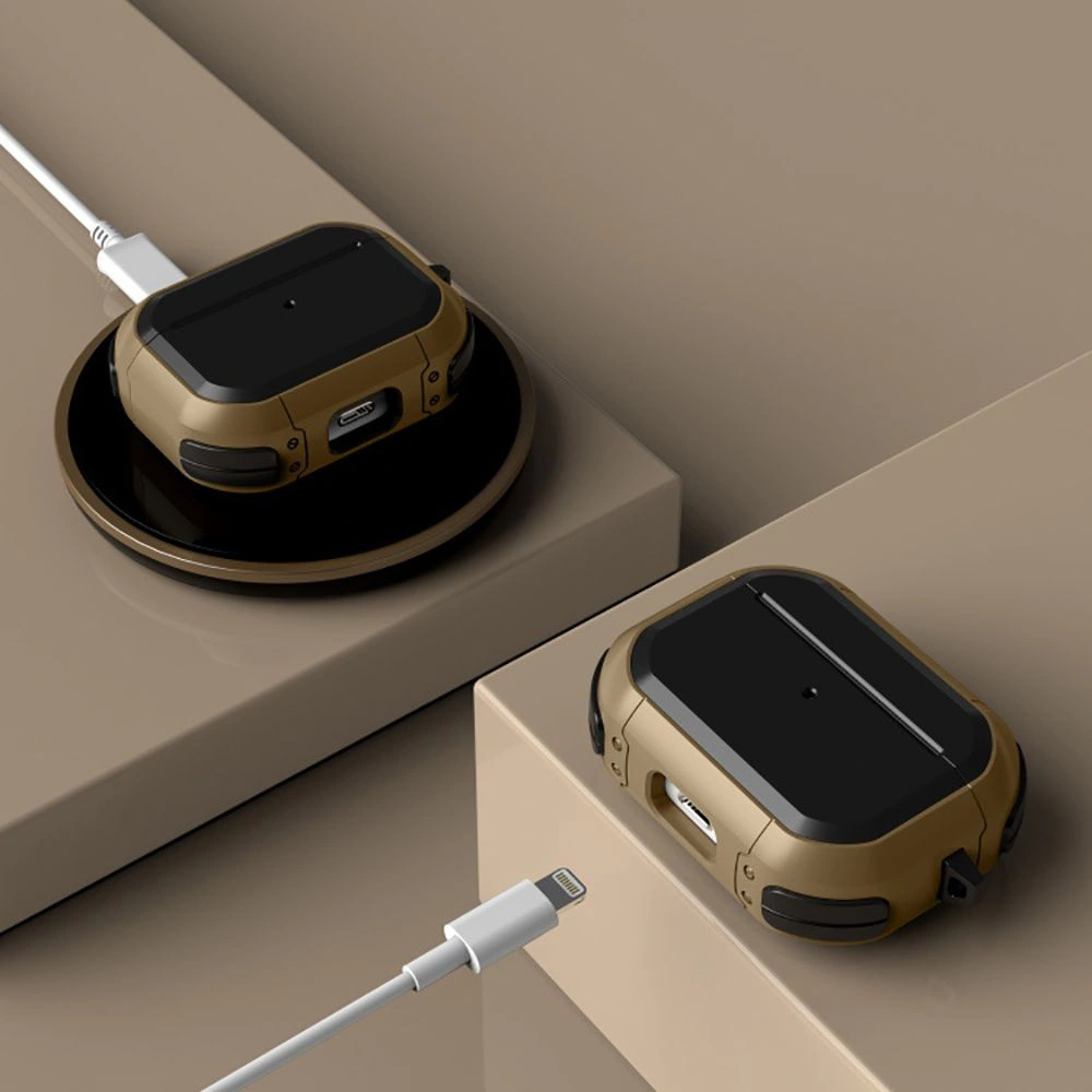 Hurtownia GSM - Etui Tech-Protect Rough Apple AirPods Pro 2/1 Vojenská zelená - THP1190GRN - {ean13} - Hurt
