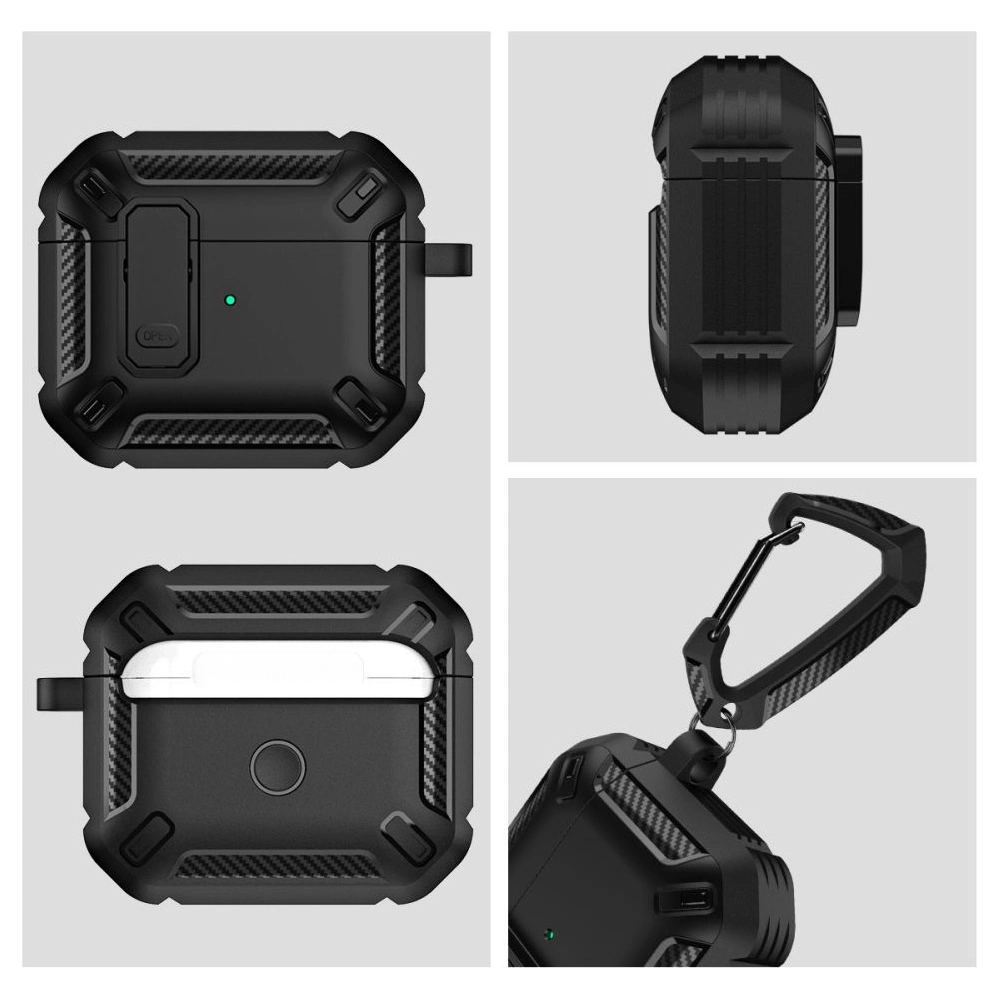 Wholesale Tech-Protect X-Carbo Apple AirPods Pro 2/1 Black - THP1191BLK - {ean13} - Hurt