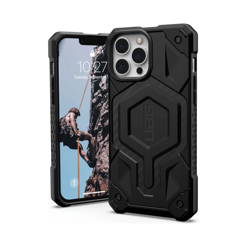 Etui UAG Monarch MagSafe iPhone 13 Pro (karbonová vlákna)