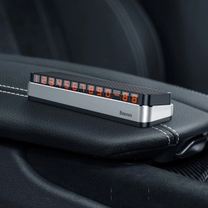 Hurtownia GSM - Parkingowa tabliczka z numerem telefonu Baseus Moonlight Box Series szary - BSU3460GRY - {ean13} - Hurt