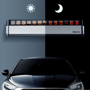 Wholesale Baseus Moonlight Box Series parking number plate with telephone number gray - BSU3460GRY - {ean13} - Hurt