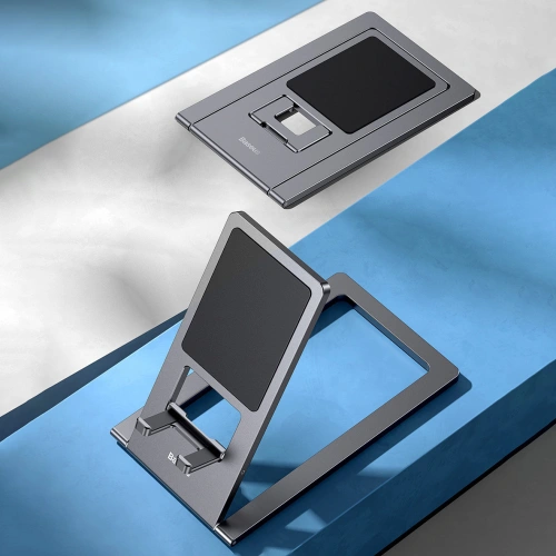 Biurkowy stojak uchwyt na tablet Baseus szary