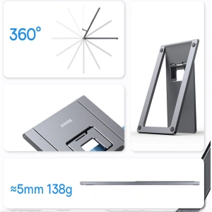 Hurtownia GSM - Biurkowy stojak uchwyt na tablet Baseus szary - BSU3461GRY - {ean13} - Hurt