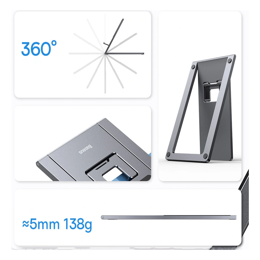 Hurtownia GSM - Biurkowy stojak uchwyt na tablet Baseus szary - BSU3461GRY - {ean13} - Hurt