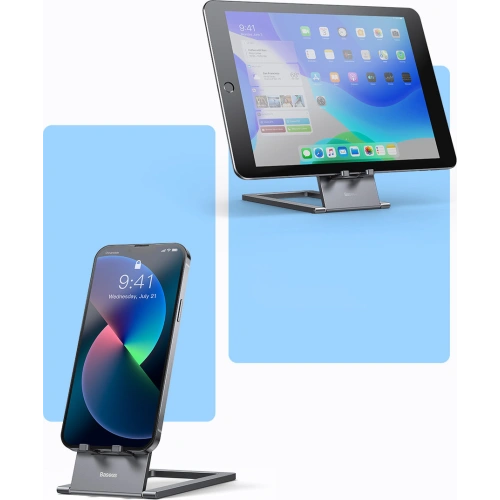 Biurkowy stojak uchwyt na tablet Baseus szary