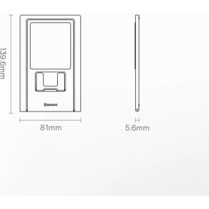 Hurtownia GSM - Biurkový stojan na tablet Baseus šedý - BSU3461GRY - {ean13} - Hurt