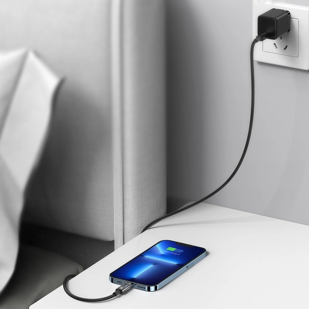 Kabel Baseus Explorer Series USB-C – Lightning 20W 2m modrý