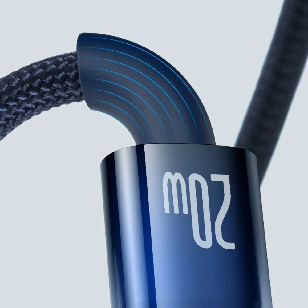 Kabel Baseus Explorer Series USB-C – Lightning 20W 2m niebieski