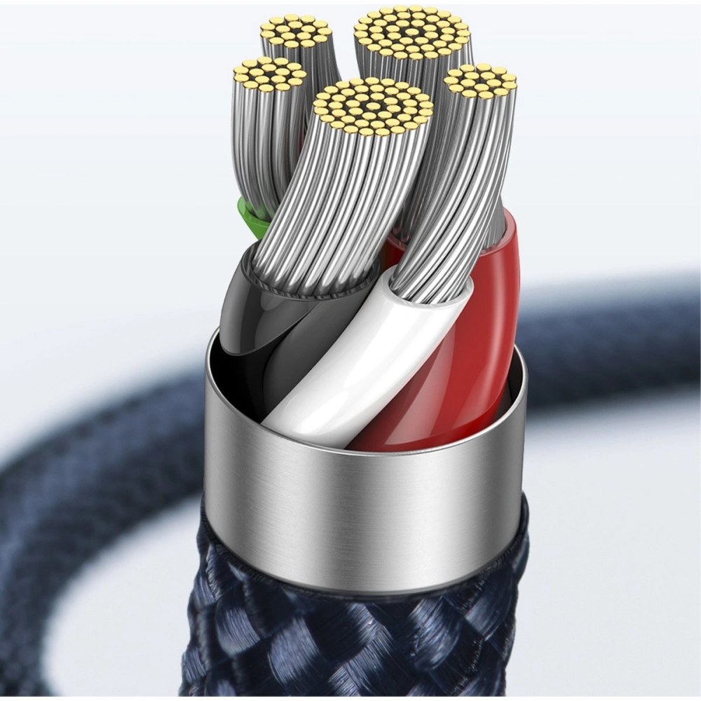 Kabel Baseus Explorer Series USB-C – Lightning 20W 2m niebieski