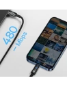 Kabel Baseus Explorer Series USB-C – Lightning 20W 2m niebieski