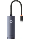 Baseus Lite Series USB Type C adapter - RJ45 LAN socket 1000Mbps black
