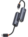 Adapter Baseus Lite Series USB-C - RJ45 1000Mbps czarny