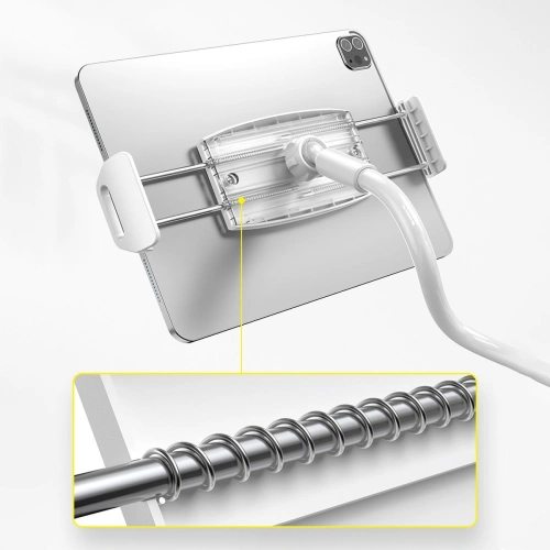 Elastyczny uchwyt biurkowy Baseus Otaku szary