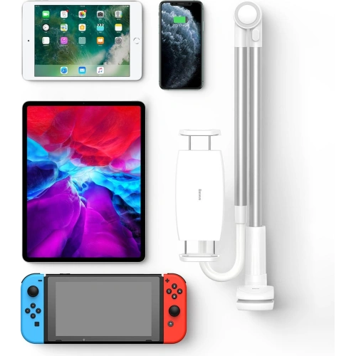 Elastyczny uchwyt biurkowy Baseus Otaku szary