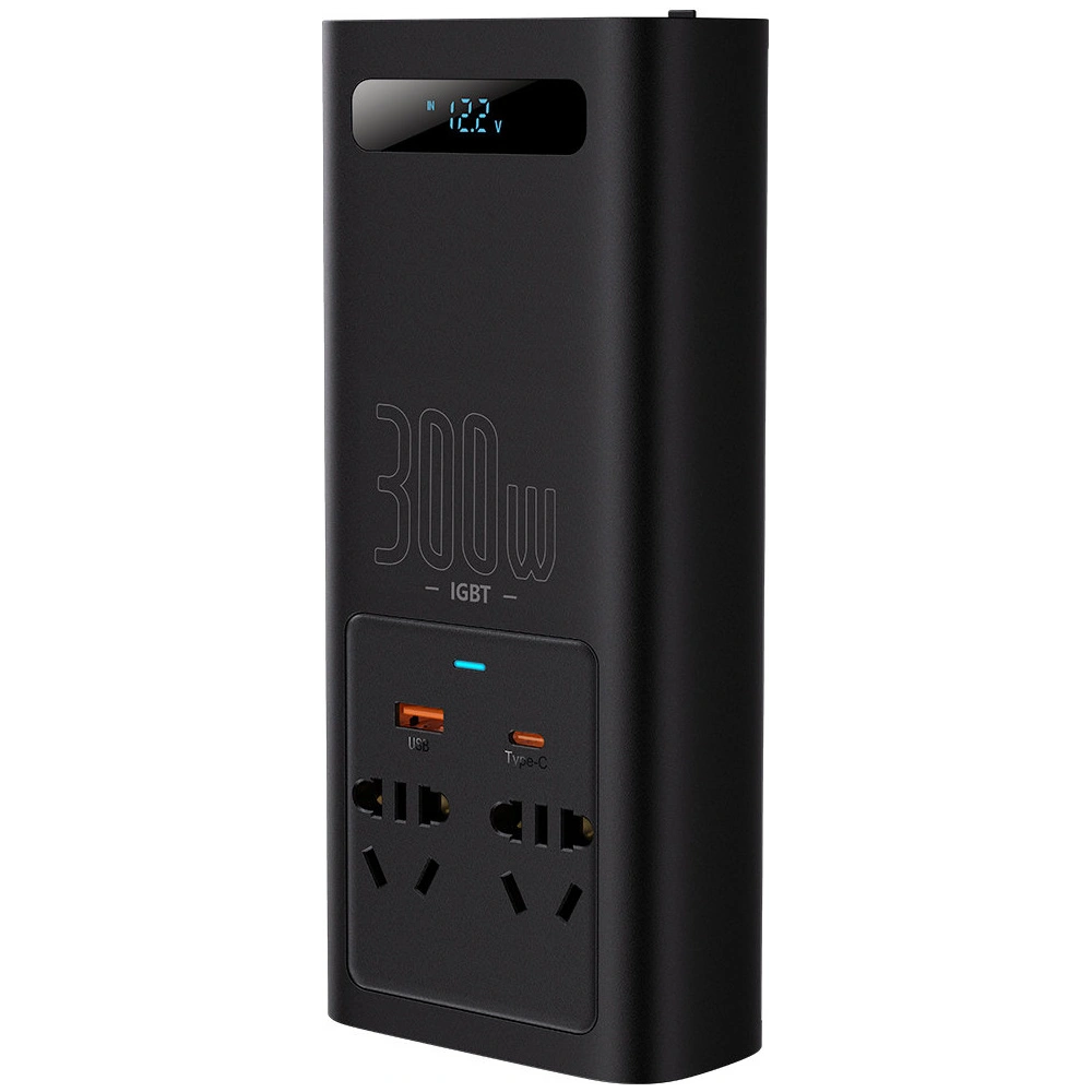 Hurtownia GSM - Automobilní měnič Baseus IGBT 300W 220V (zástrčka CN/EU) černý - BSU3470BLK - {ean13} - Hurt