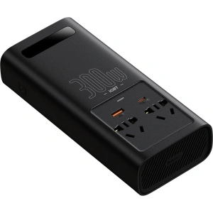 Wholesale Baseus IGBT Car Inverter Inverter 300W 220V (CN / EU Plug) Black - BSU3470BLK - {ean13} - Hurt