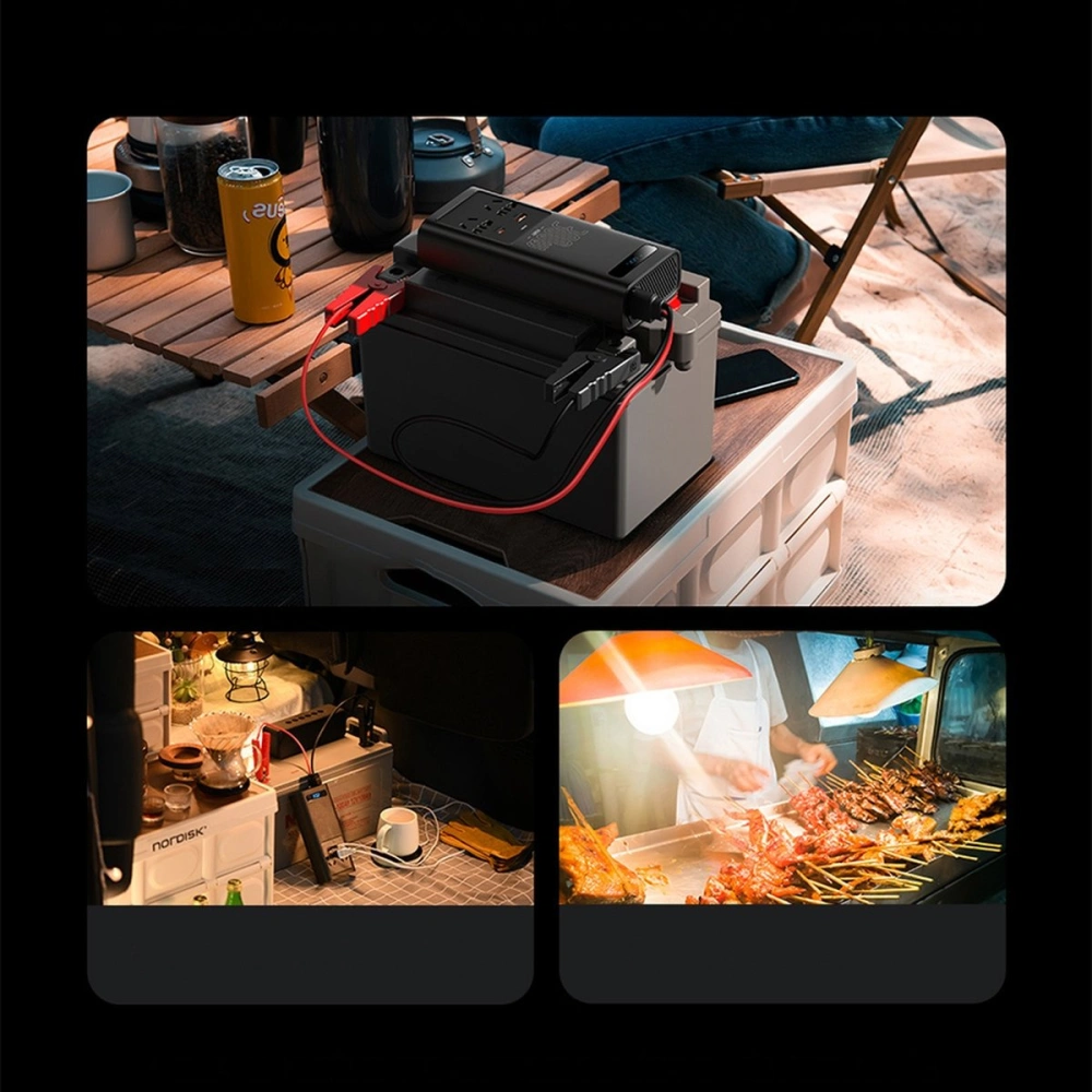 Wholesale Baseus IGBT Car Inverter Inverter 300W 220V (CN / EU Plug) Black - BSU3470BLK - {ean13} - Hurt