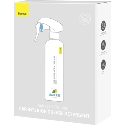 Spray do czyszczenia wnętrza samochodu Baseus Auto-care  300ml biały