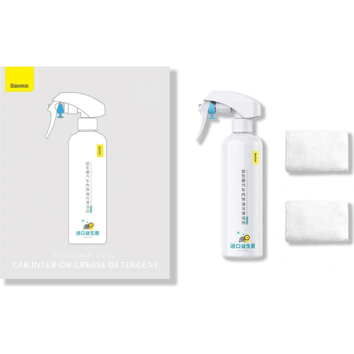 Spray do czyszczenia wnętrza samochodu Baseus Auto-care  300ml biały