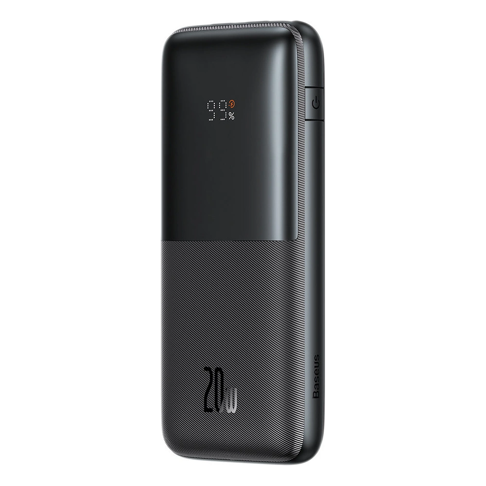 Hurtownia GSM - Powerbank Baseus Bipow Pro 10000mAh 20W 2x USB-A + USB-C + kabel USB-C 3A 0.3m černý - BSU3472BLK - {ean13} - Hurt