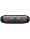Wholesale Baseus Bipow Pro powerbank 10000mAh 20W 2x USB-A + USB-C + USB 3A 0.3m cable black - BSU3472BLK - {ean13} - Hurt