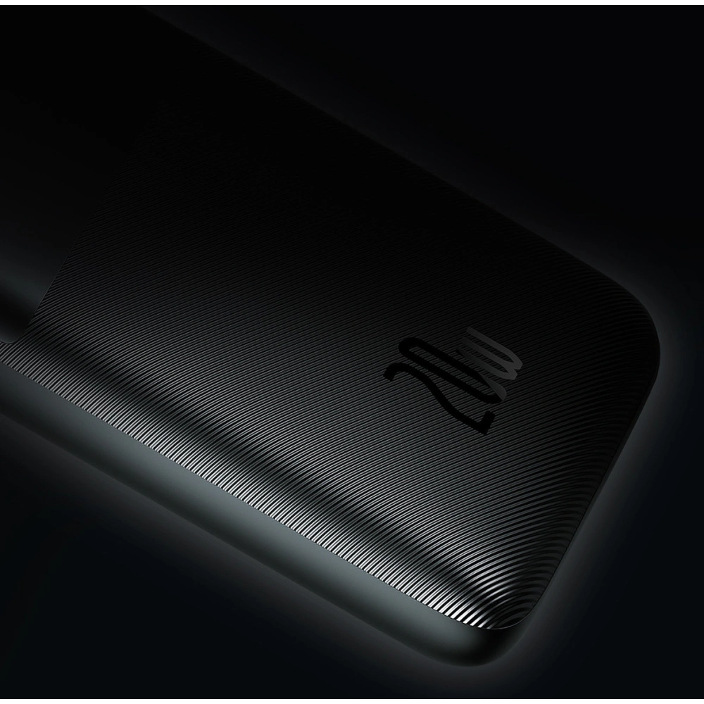 Hurtownia GSM - Powerbank Baseus Bipow Pro 10000mAh 20W 2x USB-A + USB-C + kabel USB-C 3A 0.3m černý - BSU3472BLK - {ean13} - Hurt