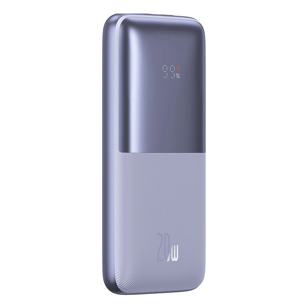 Hurtownia GSM - Powerbank Baseus Bipow Pro 10000mAh 20W 2x USB-A + USB-C + kabel USB-C 3A 0.3m fioletowy - BSU3475PRP - {ean13} - Hurt