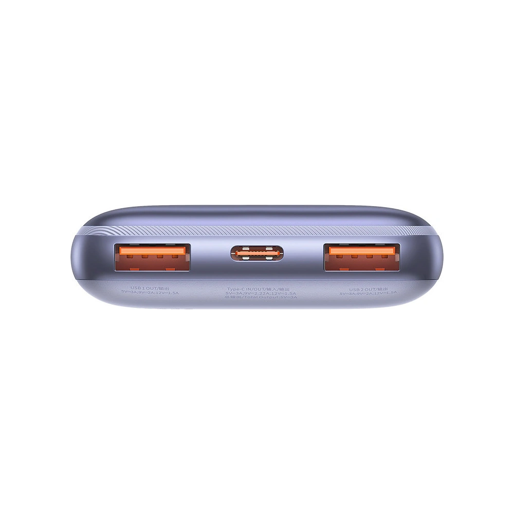 Hurtownia GSM - Powerbank Baseus Bipow Pro 10000mAh 20W 2x USB-A + USB-C + kabel USB-C 3A 0.3m fialový - BSU3475PRP - {ean13} - Hurt