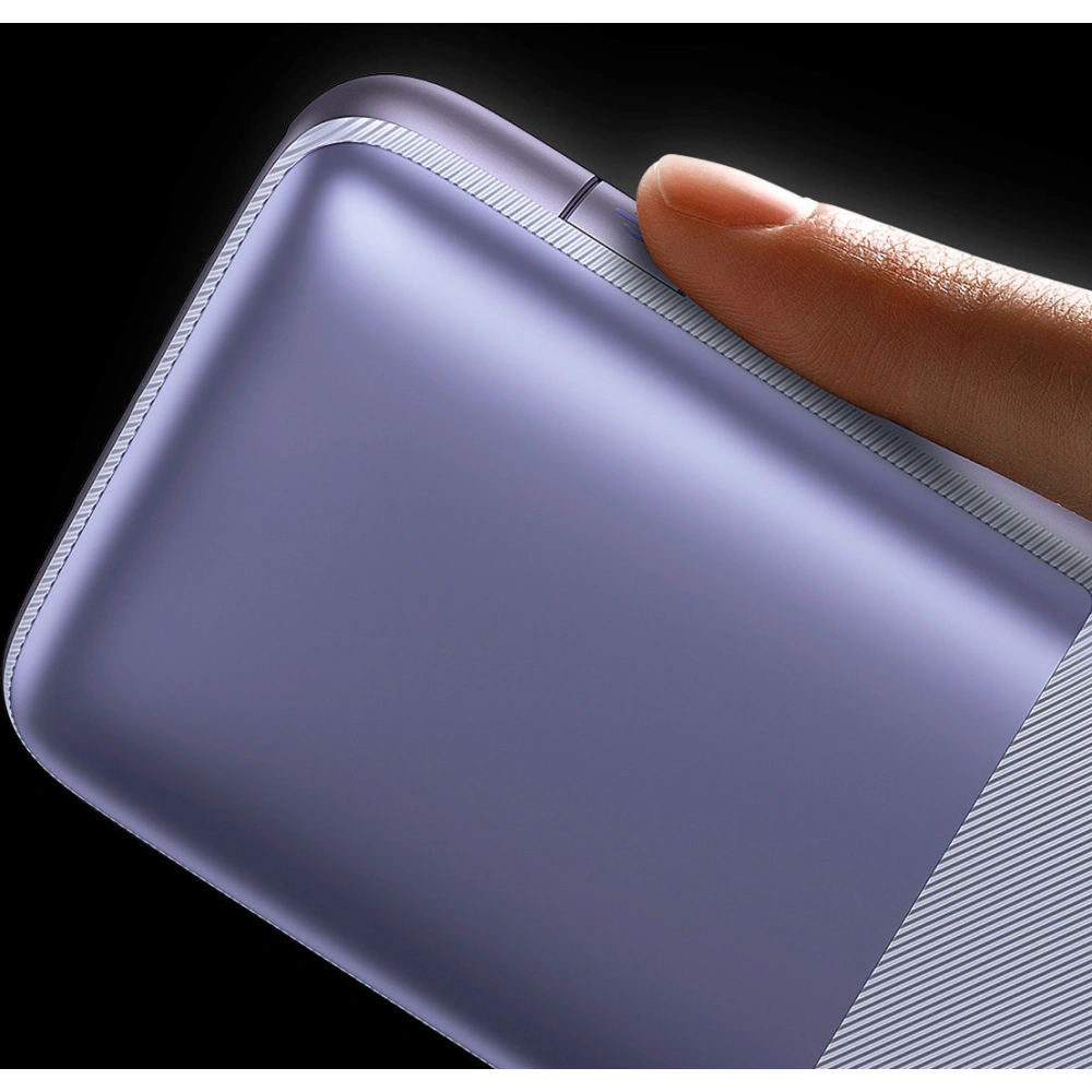 Hurtownia GSM - Powerbank Baseus Bipow Pro 10000mAh 20W 2x USB-A + USB-C + kabel USB-C 3A 0.3m fioletowy - BSU3475PRP - {ean13} - Hurt