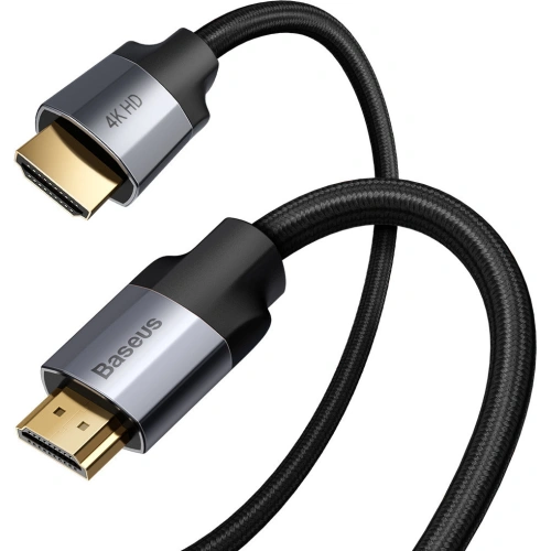 Kabel Baseus Enjoyment HDMI 4K60Hz 0.5m ciemnoszary