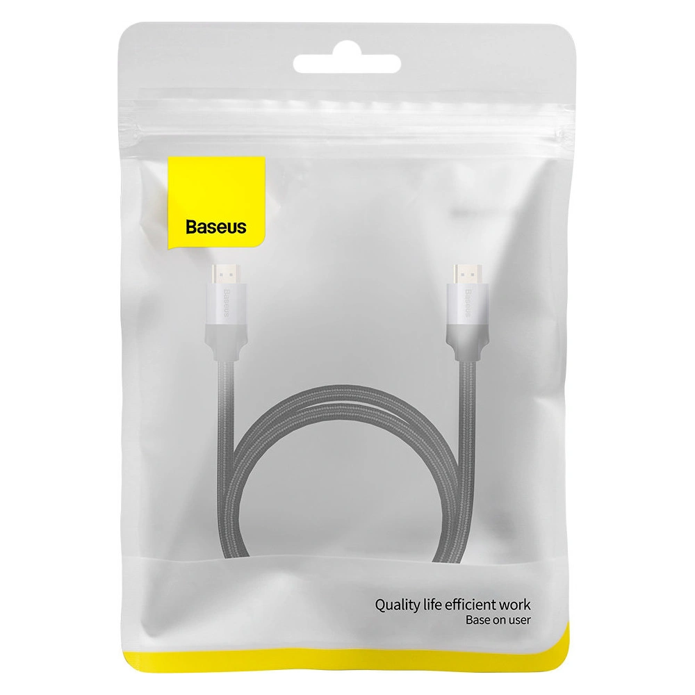 Hurtownia GSM - Kabel Baseus Enjoyment HDMI 4K60Hz 0.75m tmavě šedý - BSU3477GRY - {ean13} - Hurt