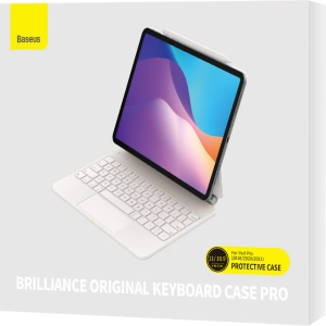 Hurtownia GSM - Etui z klawiaturą Baseus Brilliance Apple iPad Air 10.9 (4. i 5. gen)/iPad Pro 11 (1., 2. i 3. gen) biały - BSU3479WHT - {ean13} - Hurt