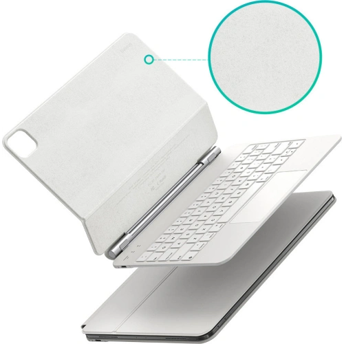 Etui z klawiaturą Baseus Brilliance Apple iPad Air 10.9 (4. i 5. gen)/iPad Pro 11 (1., 2. i 3. gen) biały