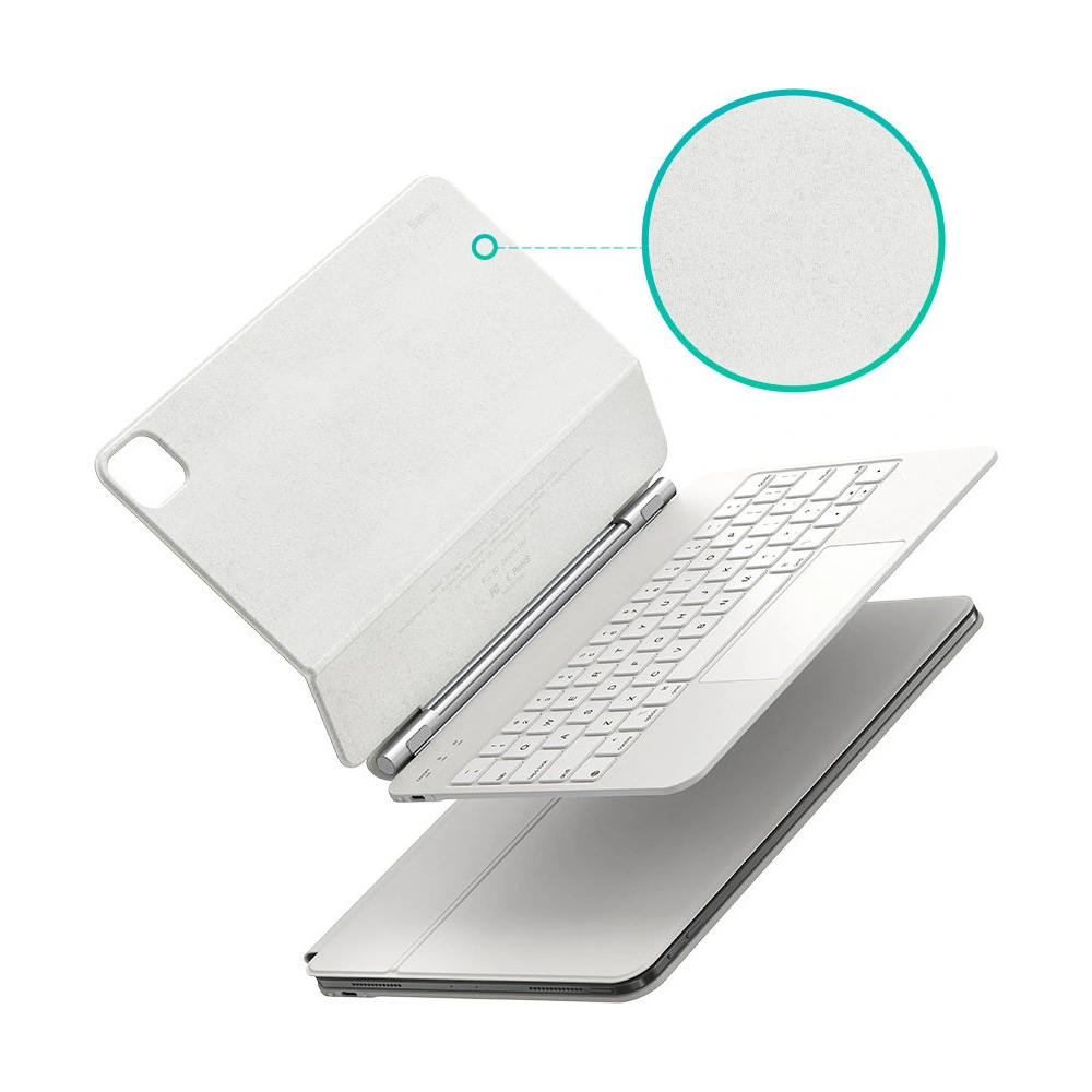 Wholesale Baseus Brilliance keyboard case Apple iPad Air 10.9 (4, 5 gen)/iPad Pro 11 (1, 2, 3 gen) white - BSU3479WHT - {ean13} - Hurt