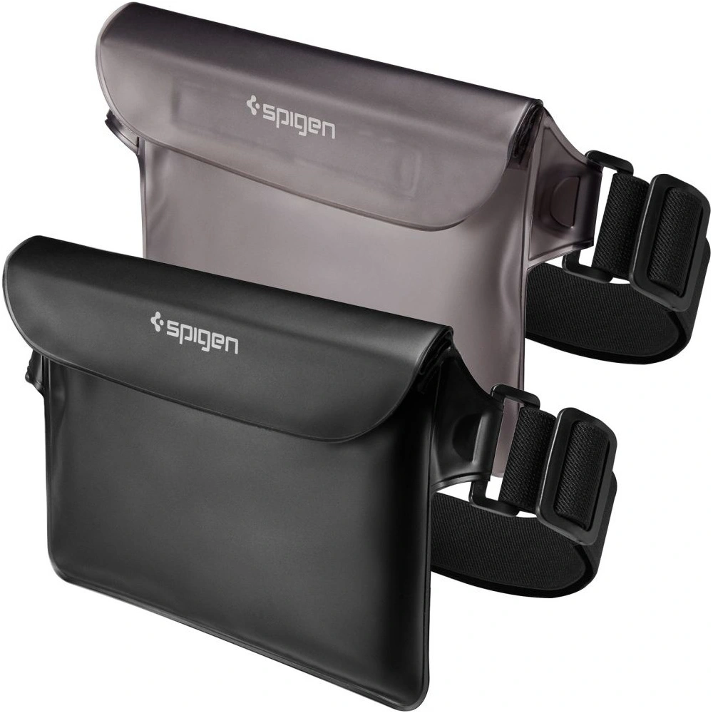 Hurtownia GSM - Sáčky vodotěsné Spigen A620 Univerzální vodotěsný pásek černý [2 PACK] - SPN2278BLK - {ean13} - Hurt
