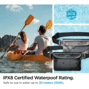 Wholesale Spigen A620 Universal Waterproof Waist Bag Black [2 PACK] - SPN2278BLK - {ean13} - Hurt