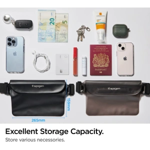 Wholesale Spigen A620 Universal Waterproof Waist Bag Black [2 PACK] - SPN2278BLK - {ean13} - Hurt